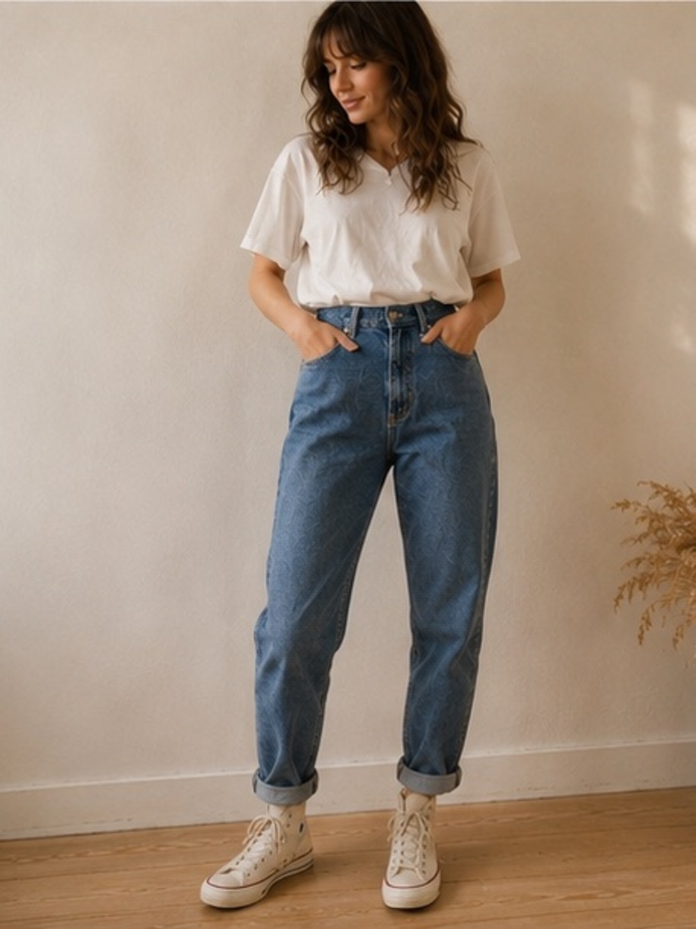 Vintage 90s High Rise Mom Jeans ✨